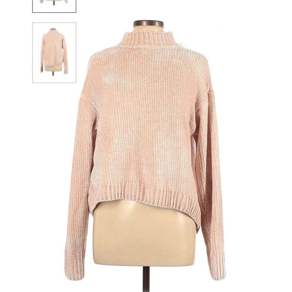 SANCTUARY Pale Pink Soft Sweater Sz L
